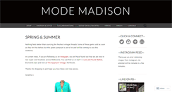 Desktop Screenshot of modemadison.com